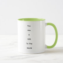 Mug intérieur couleur lime bicolore