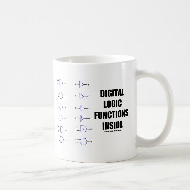 Mug Intérieur de fonctions de logique de Digitals (Droite)