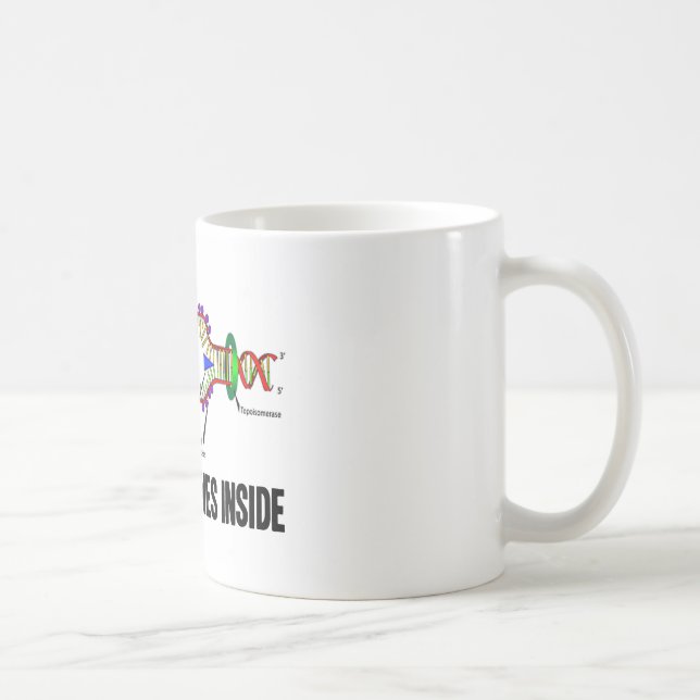 Mug Intérieur de gènes de marathon (reproduction (Droite)