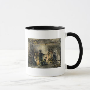 Mug Intérieur de la hutte d'un mineur de charbon