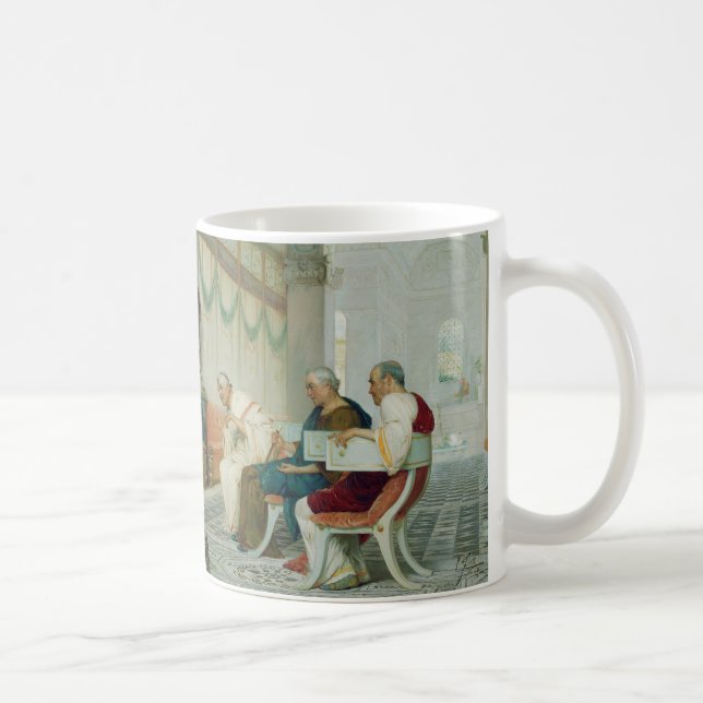 Mug Intérieur du bâtiment romain avec figures (Droite)