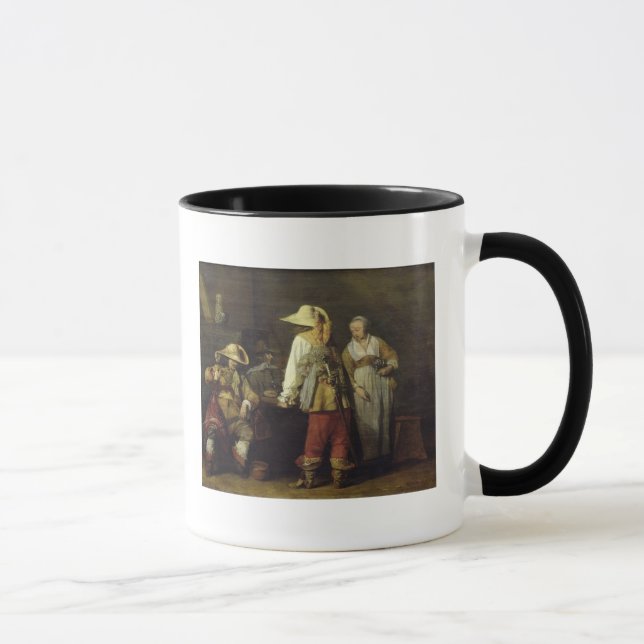 Mug Intérieur d'une auberge, 1636 (Droite)
