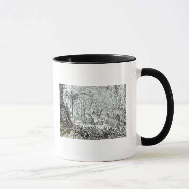 Mug Intérieur d'une forêt primitive dans les Amazone (Droite)
