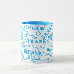 Mug International multilingue - Merci - Personnalisé