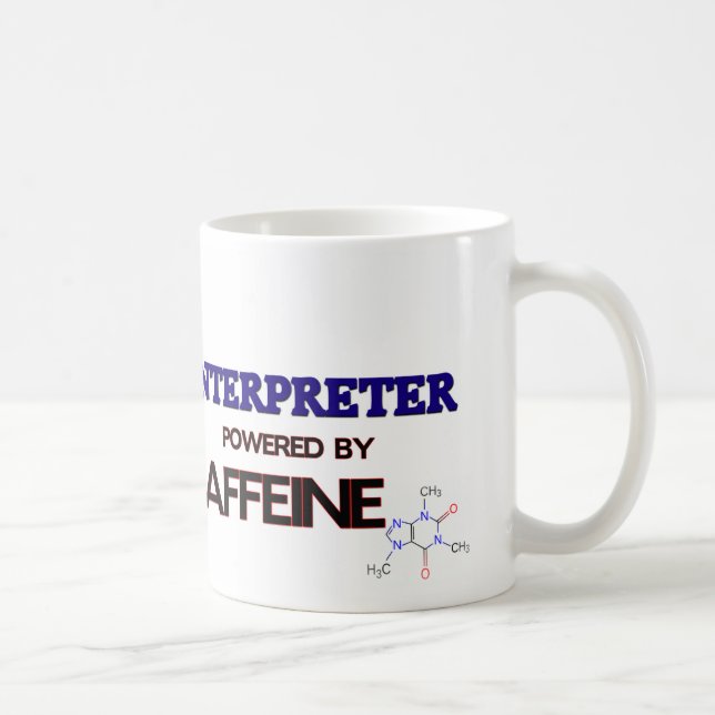 Mug Interprète actionné par la caféine (Droite)