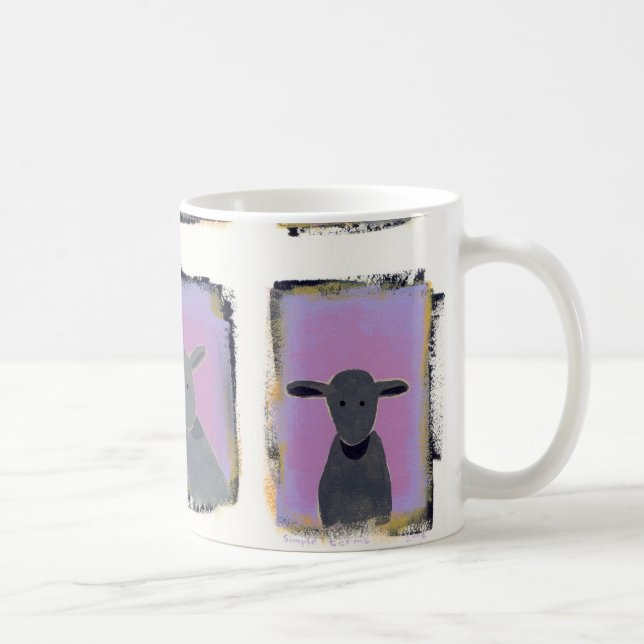 Mug Intitulé :  Moutons blancs, moutons gris, moutons (Droite)