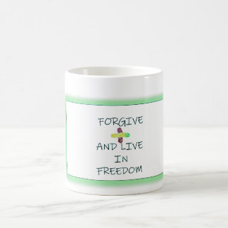 Mug intitulé "Pardonne"