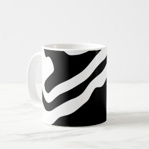 Mug Into Deep : Abstrait noir & blanc