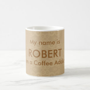 Mug Intoxiqué de café de cercle de culture