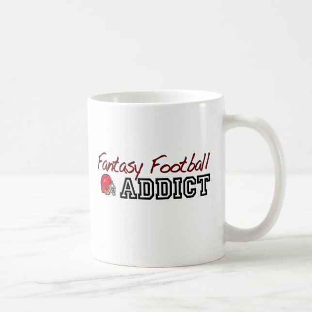 Mug Intoxiqué du football d'imaginaire (Droite)