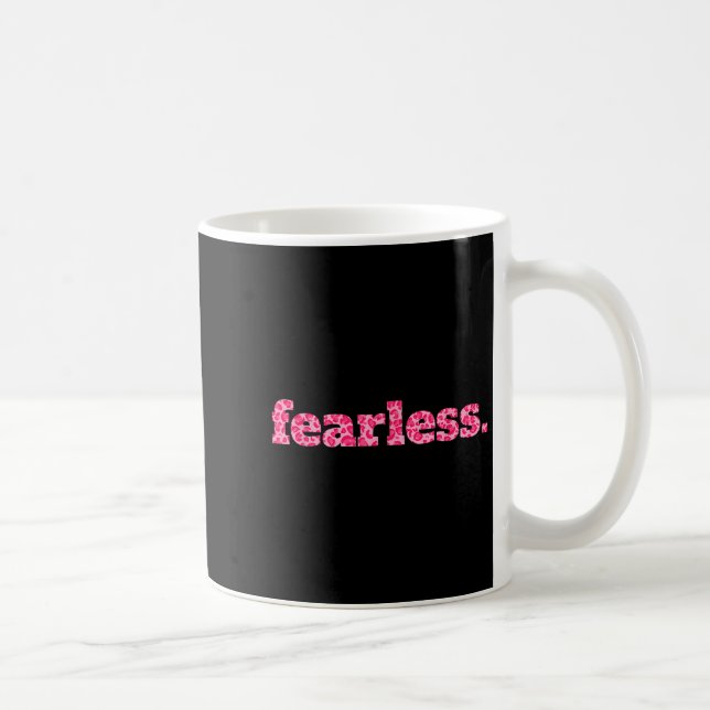 Mug Intrépide - Gras Motivationnel Design Graphique (Droite)