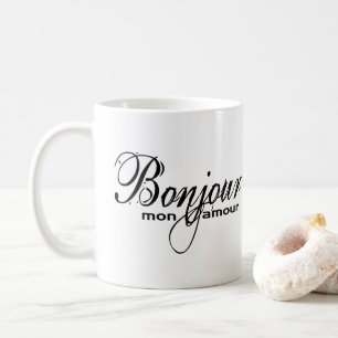 Mug Intrigue amoureuse de Bonjour lundi (tasse)