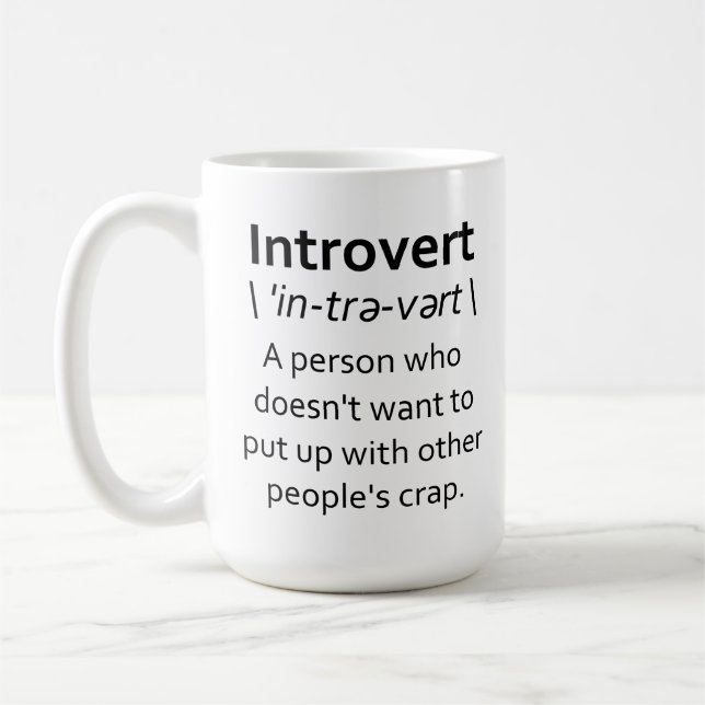 Mug Introverti (Gauche)