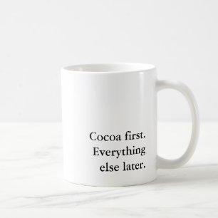 Mug Introverti des fêtes de Noël amateur de cacao drôl