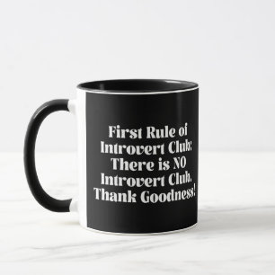 Mug Introvertir le café club