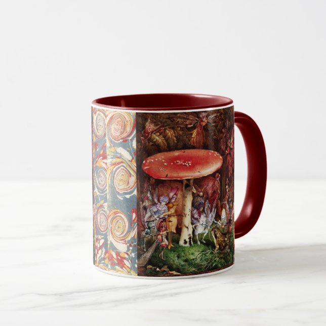 Mug INTRUDER Frog and Fairies Under Red Mushroom Magic (Devant droit)