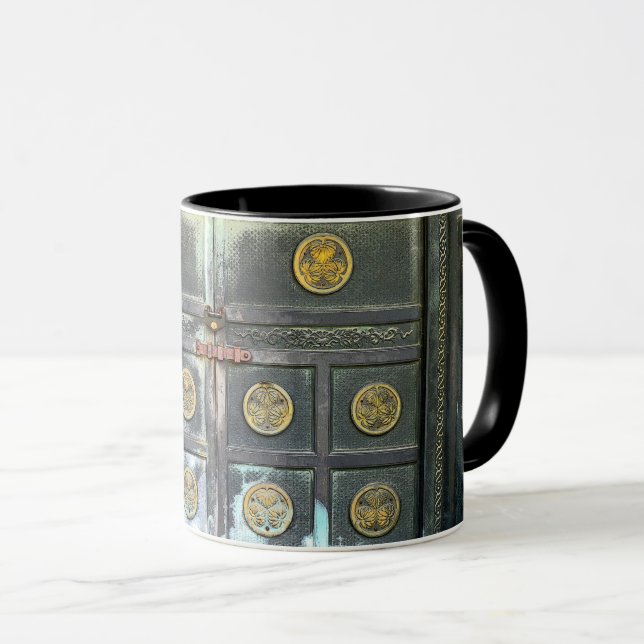 Mug Inuki-mon (porte), temple Zojo-ji : Tokyo (Devant droit)