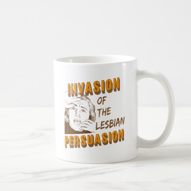 Mug Invasion de la persuasion lesbienne (Droite)