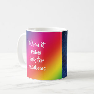 Mug Invitation de devis, chercher Rainbows & Stars