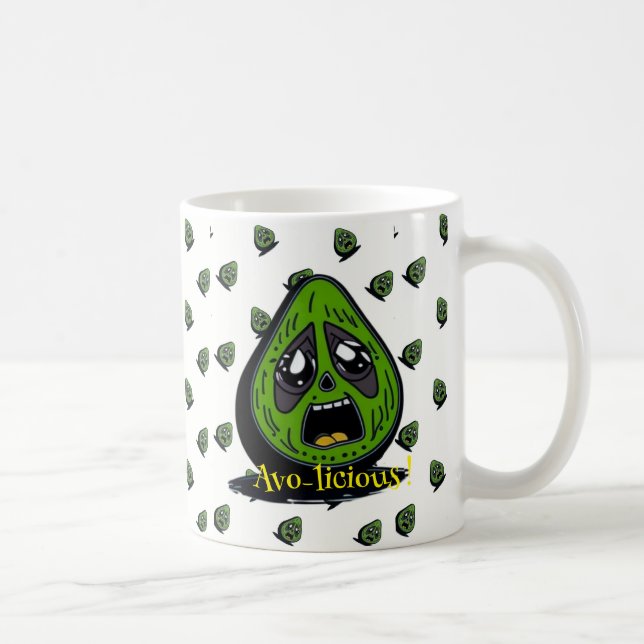 Mug Invitation face drôle Avocado (Droite)