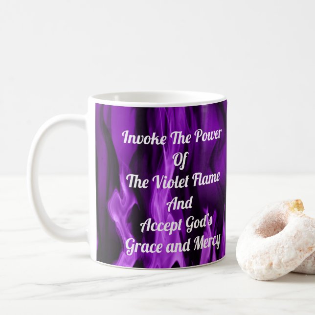 Mug Invoquer La flamme Violette (Avec donut)
