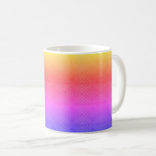 Mug Ipanema Arc-en-ciel Hypnotique Diamant Moderne Pop