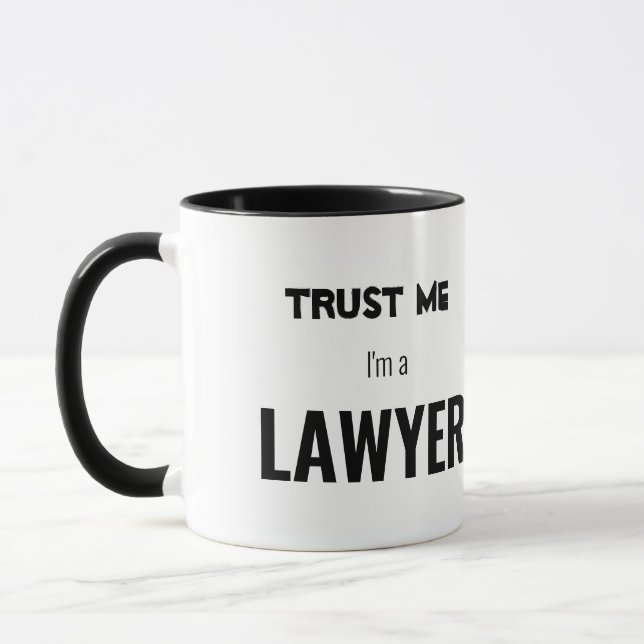 Mug Ipsa Loquitur Faites-moi confiance Je suis avocat (Gauche)