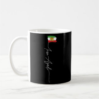 Mug Iran Azadi Iran Carte Drapeau Lion Soleil Épée Lib