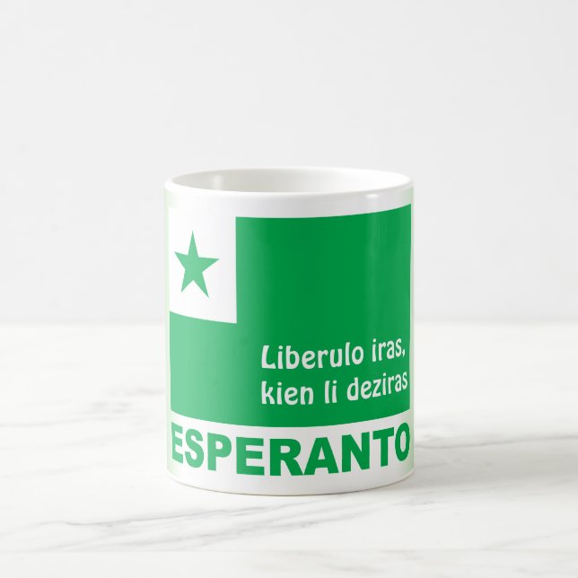 Mug Iras d'espéranto/les "de Liberulo, kien des (Centre)