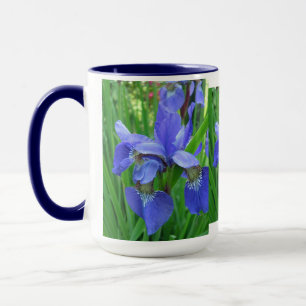 Mug iris bleu