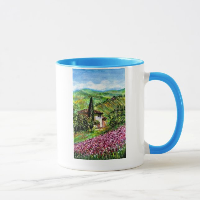 MUG IRIS DANS LA CAMPAGNE TOSCANE (Droite)