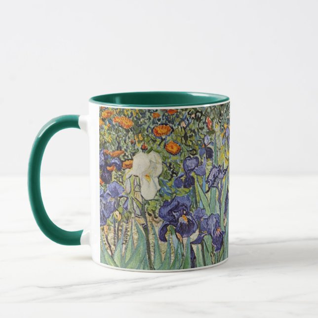 Mug Iris de Van Gogh Peinture Impressionniste (Gauche)