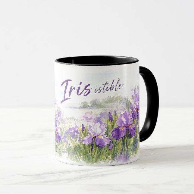 Mug Iris Irrésistible pour les Jardiniers de Printemps (Devant droit)