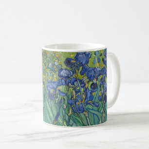 Mug Iris, Peinture à l'huile de fleurs, Vincent Van Go