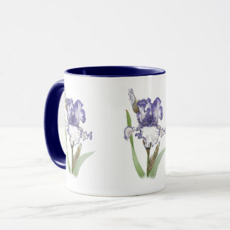 Mug Iris pourpre rouillé