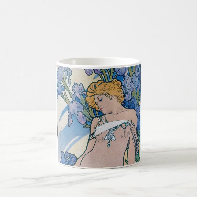 Mug Iris (Quatre Fleurs), Alphonse Mucha (Centre)