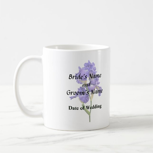 Mug Iris triple violet (Gauche)