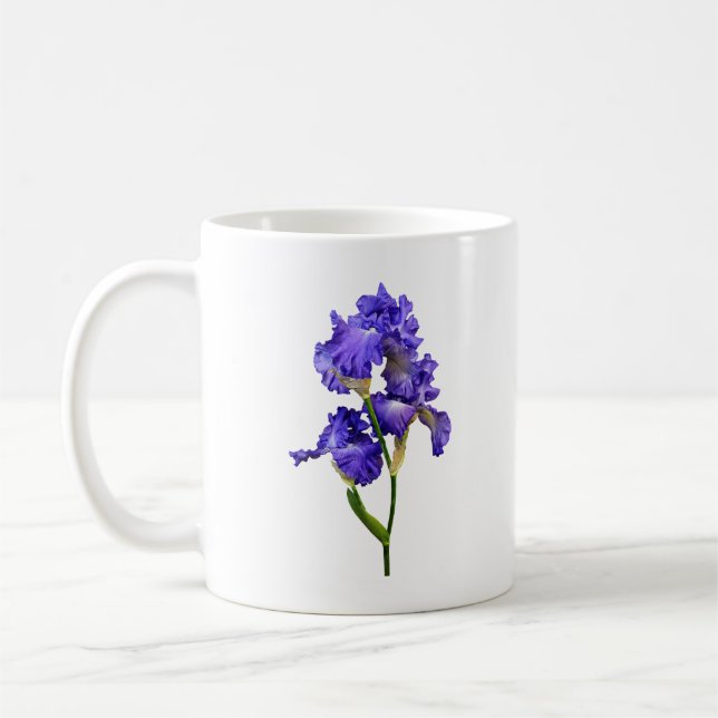 Mug Iris triple violet (Gauche)