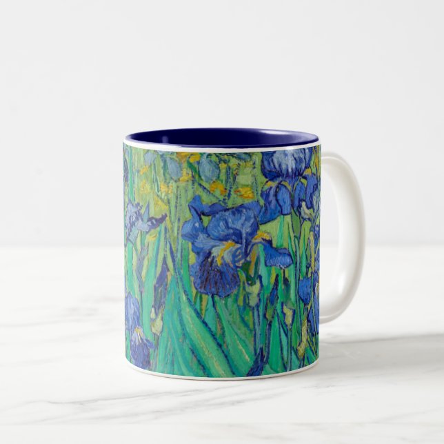 MUG "IRISES 1889" (DÉTAIL) DE VINCENT Van Gogh (Devant droit)