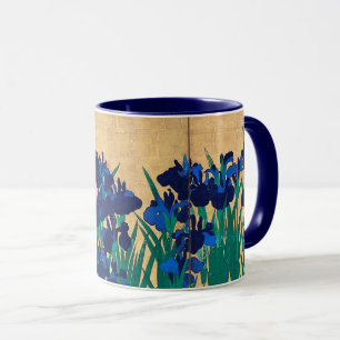 Mug Irises Japonais (détail), Ogata Kōrin