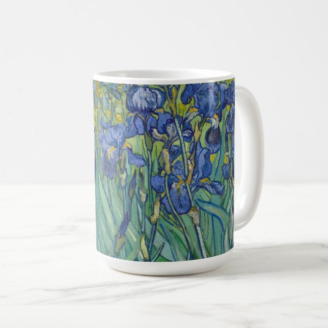 Mug Irises par Vincent Van Gogh (Devant droit)