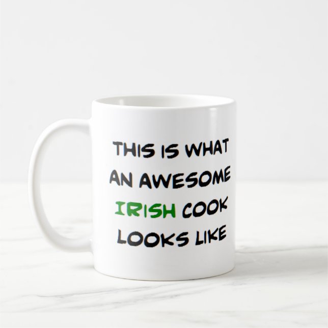 Mug irish cook, génial (Gauche)
