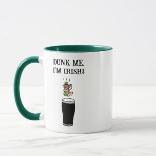 Mug Irish Leprechaun Bier Dive - Drôle Drôle Stout Car