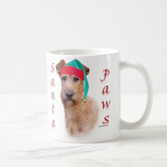 Mug Irish Terrier Père Noël Paws (Droite)