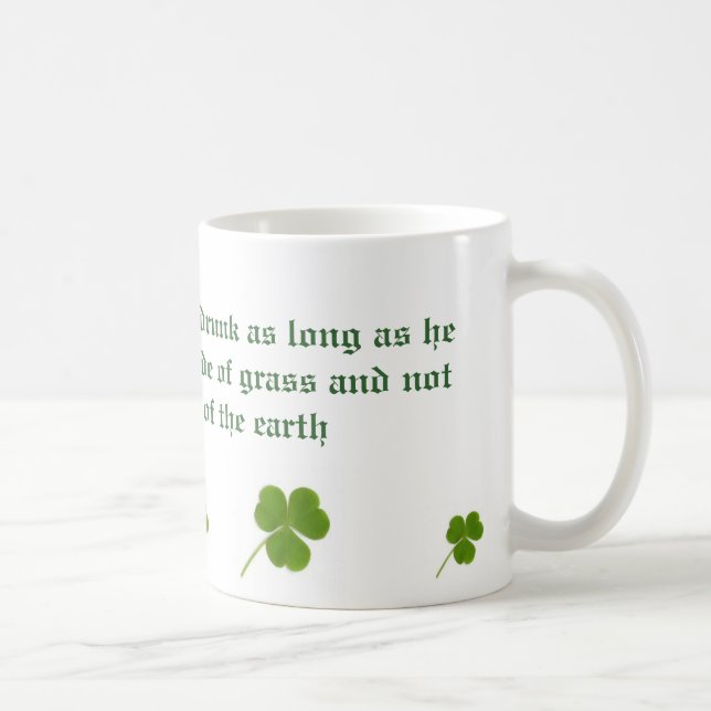 Mug Irishman n'est jamais ivre (Droite)