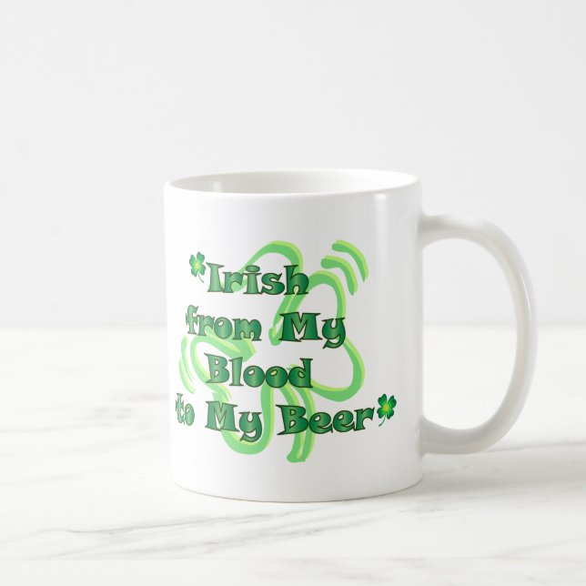 Mug Irlandais de sang à la bière (Droite)
