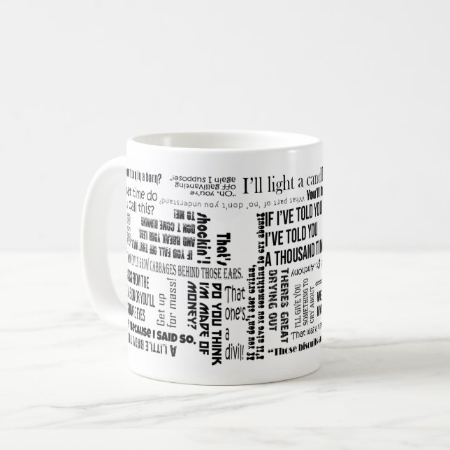 Mug Irlandais Mammy / Chansons de la Fête des mères (Devant gauche)