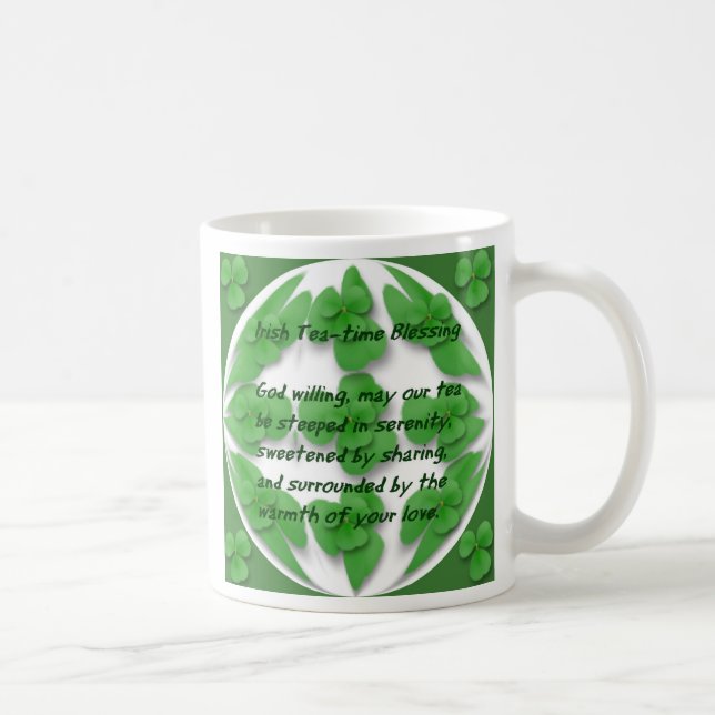 Mug Irlandais Tea-Time bénédiction (Droite)