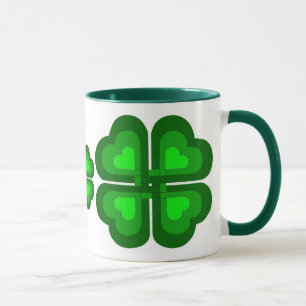 Mug Irlandais, trèfle d'Irlande, trèfle