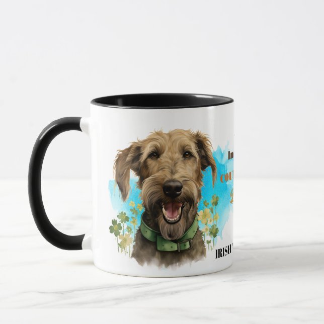 Mug Irlandais Wolfhound Chien ami loyal (Gauche)
